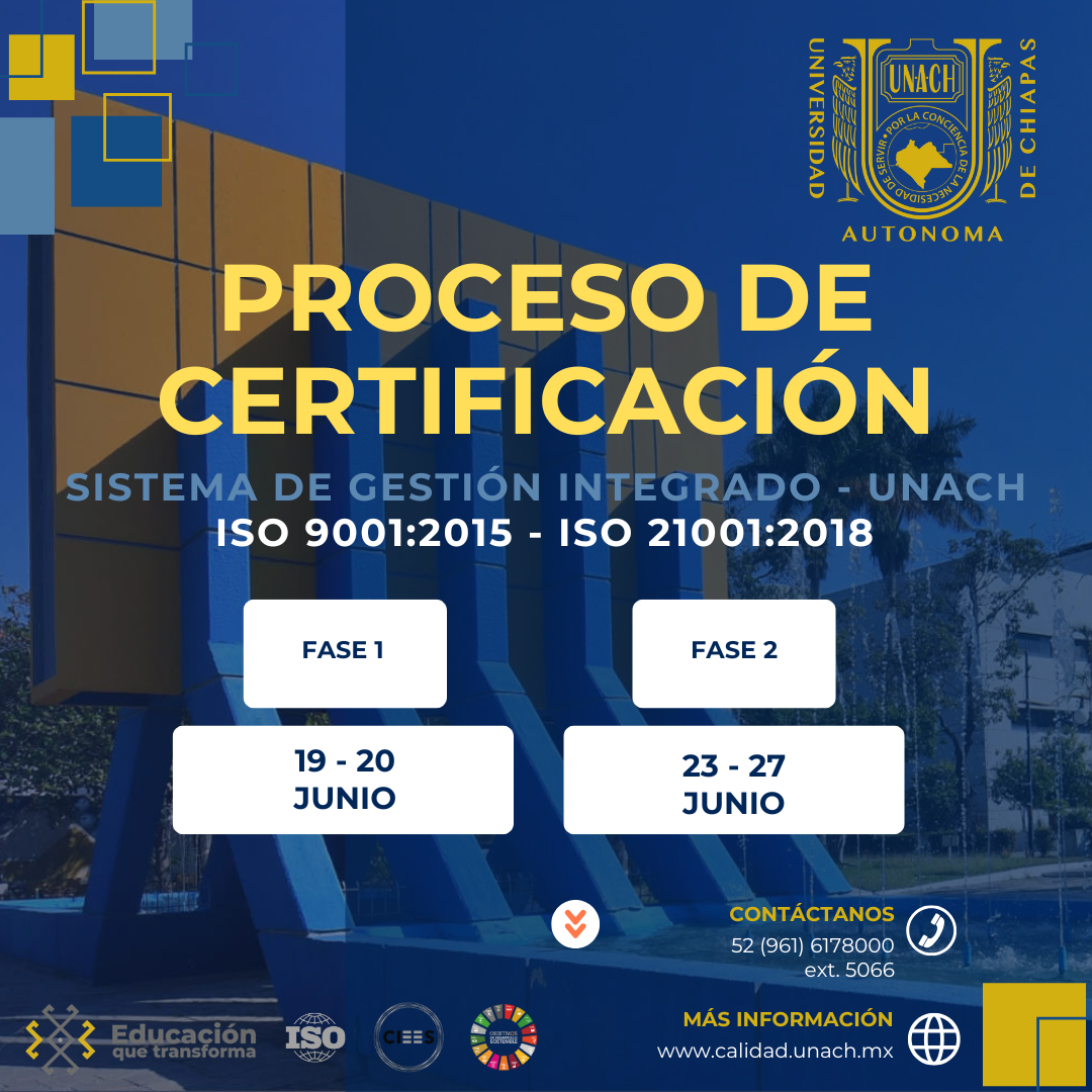 Proceso de certificación ISO 21001:2018