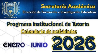 Programa Institucional de Tutorías - Calendario de actividades